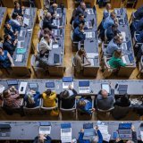 Le Grand Conseil a ratifié, mardi, la naturalisation de 423 ressortissants étrangers. KEYSTONE/VALENTIN FLAURAUD